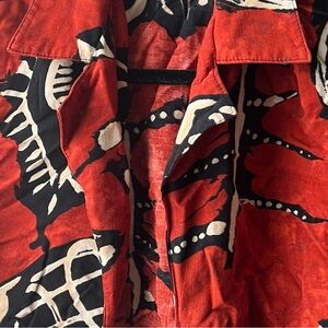 Women’s Vintage 90s Hawaiian Retro Print Crop Top